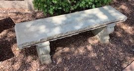 Cement Bench AS-IS (Buyer Removal)