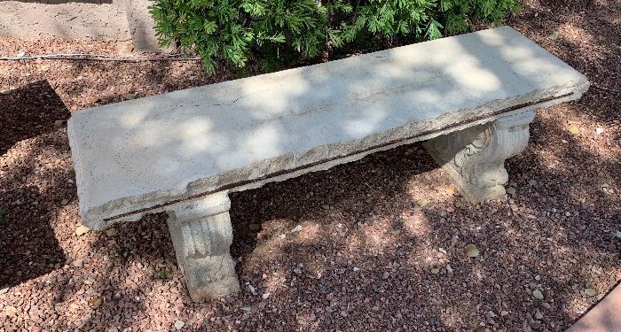 Cement Bench AS-IS (Buyer Removal)	 