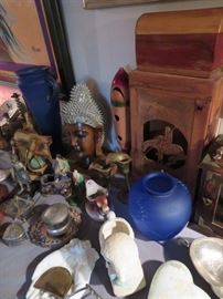 Asian Accessories, Art Glass and Art Pottery