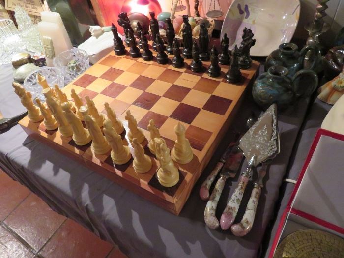 One of several chess sets