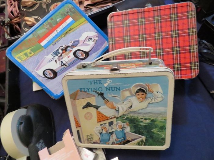 Vintage metal lunch boxes