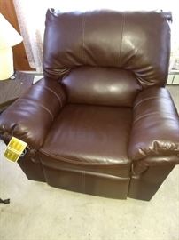 There are 2 of these leather recliner chairs, both new/barely used