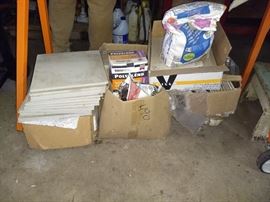 Ceramic tile and grout