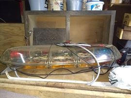 Police car light bar