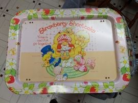 Vintage Strawberry Shortcake bed serving tray