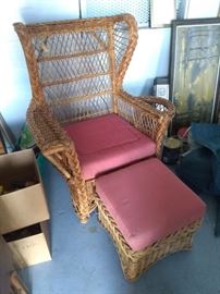 Very cool rattan chair at my warehouse Only $150