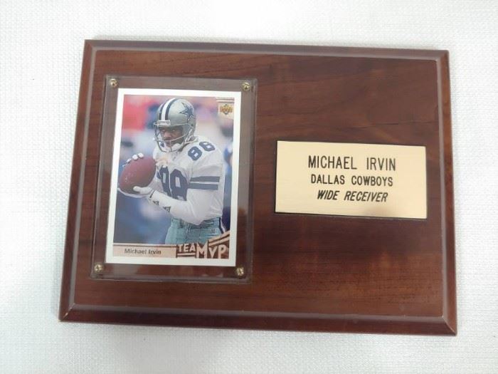 Michael Irvin Dallas Cowboys Plaque