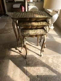 Vintage Italian Nesting Tables- Florentine