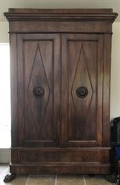 19th Century Directoire Style Armoire