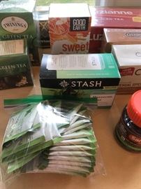 Tea Varieties, many unopened
