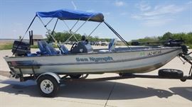 1992 Sea Nymph and trailer