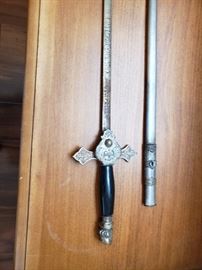 Knights of Columbus sword