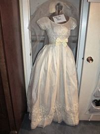 HOME OWNER'S 1949 WEDDING GOWN