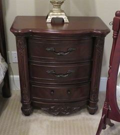 One of two nightstands