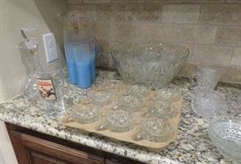 Blendo glass, punch set, decanter