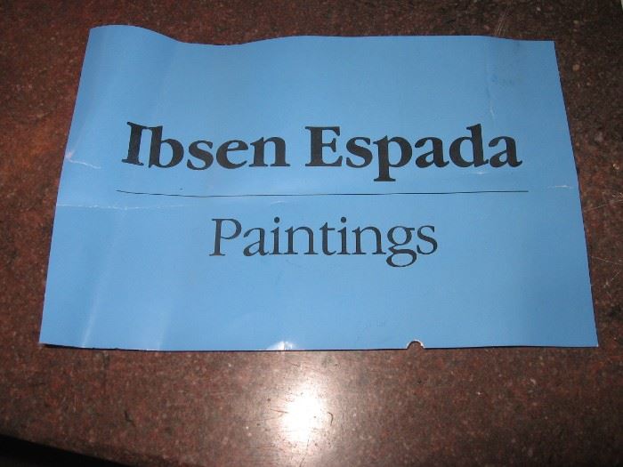 Listed Artist, Ibsen Espada
