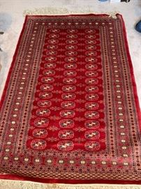 Amazing Red Asian Inspired Carpet Middle East