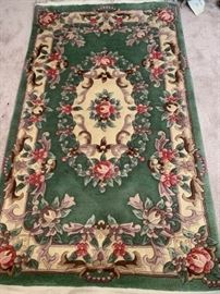 Mint Green Sculpted Carpet Middle East