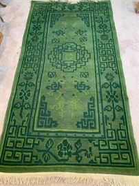 Nepalese Shamrock Green Carpet