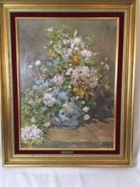 Spring Bouquet Renoir Floral Glicee Print Reproduction