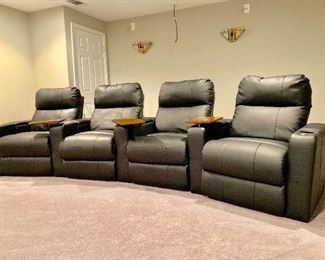 4 Lane reclining movie seats