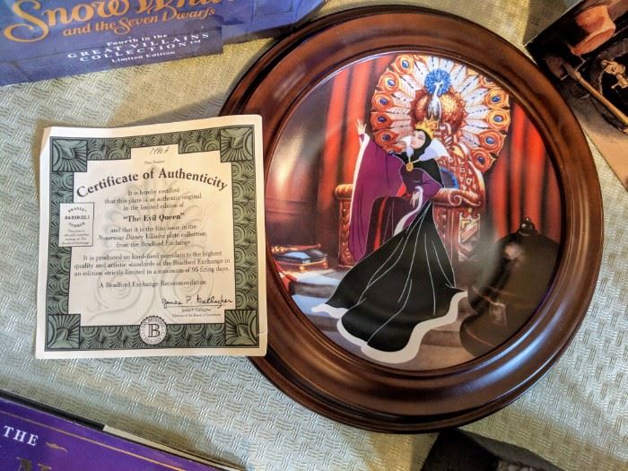 evil queen collectors plate