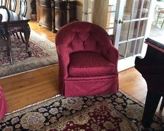 Swain Upholstery chairs (pair)