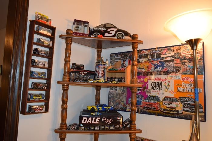Collectible Cars, Lamp, & Poster