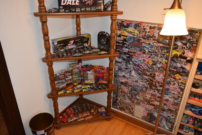 Collectible Cars & Dale Earnhardt Poster in Frame