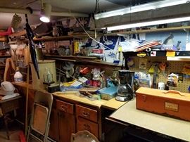 Basement has lots of interesting things!