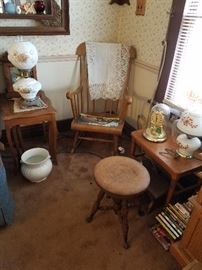 Lots of Vintage Furniture And Chairs