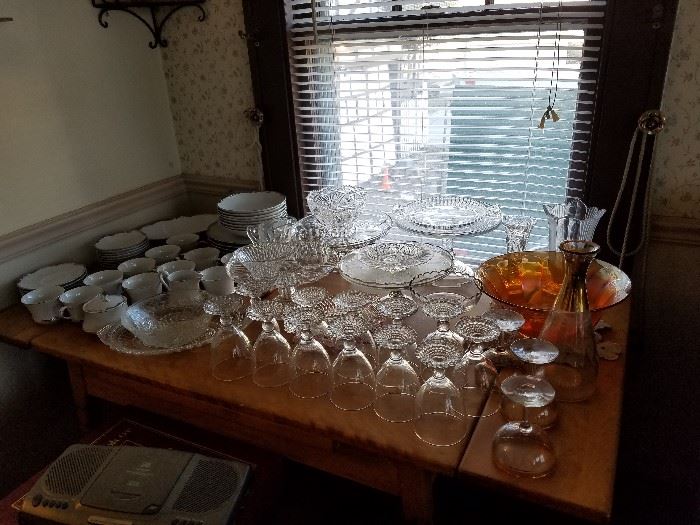 Cake Plates And Glassware