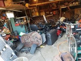 Loaded Garage Snow Blowers Sears Tractor with 42 inch Snow Blower