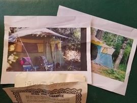 1968 Ted Williams Cabin Tent