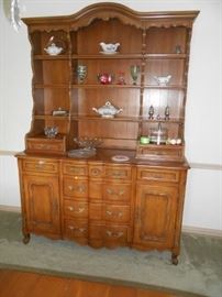 Solid Cherry Georgetown Galleries China hutch