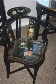 ASIAN MOTHER OF PEARL CHAIRS
