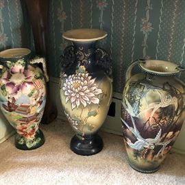 Large floor vases