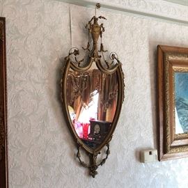 Spectacular early 20th century mirror