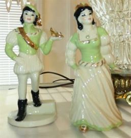 Vintage Ceramic Arts Studio Prince & Princess Figurines