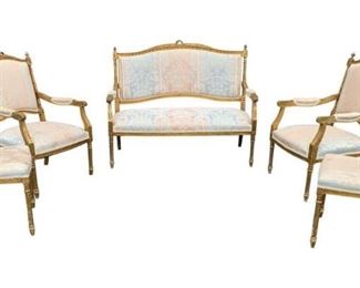 Louis XVI Style Beautiful 5 Piece Sofa Set.