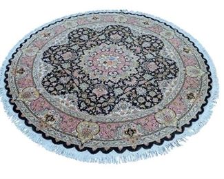 Magnificent, Original Persian Tabriz masterpiece. Finest quality Kork Wool, Handmade 7'9" x 7'9"
