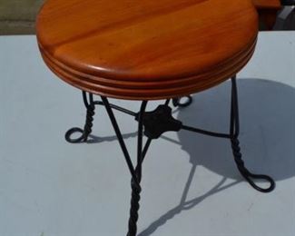 Antique Ice Cream Parlor Stool