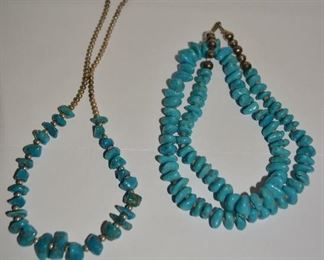 Turquoise Nugget Necklaces