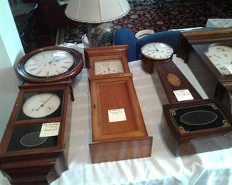 Many nice clocks