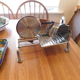 hand crank meat slicer