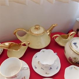 large tea cup and saucer collection
