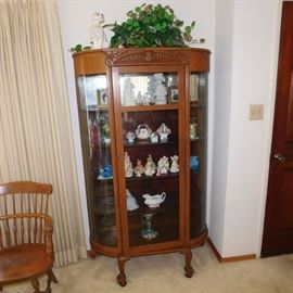 antique display cabinet
