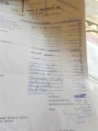 original paper work and discs