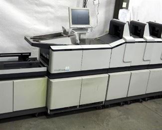 Hasler PS200 Folder /Inserter With Track Extension And Rolling Storage System