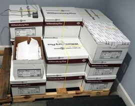International Paper Williamsburg Plus 8.5" x 14" Opaque Offset Smooth White Paper, Qty 15 Cases, Including Pallet